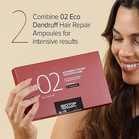 Biotop Professional 02 Shampoo Eco Dandruff Enriched with Vitamin B5 to Hydrate Nourish Soothe the scalp Paraben SLS Sulfate free Anti Dandruff Shampoo for Men Women - Image 5