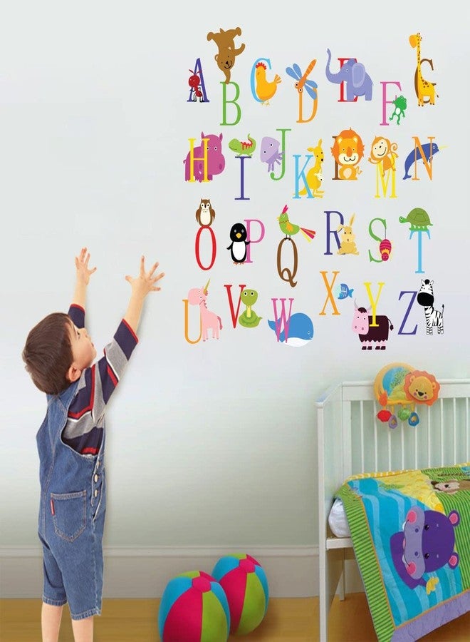 Sticker Studio ملصق جداري ABCD من ستيكر ستوديو (فينيل PVC، مساحة تغطية السطح - 58 × 51 سم) - Image 2