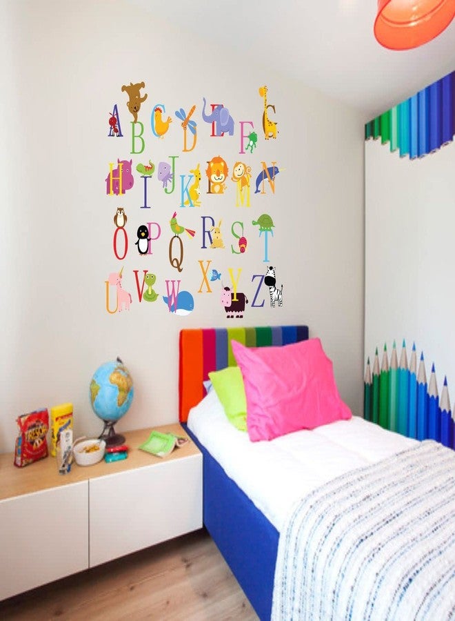 Sticker Studio ملصق جداري ABCD من ستيكر ستوديو (فينيل PVC، مساحة تغطية السطح - 58 × 51 سم) - Image 3