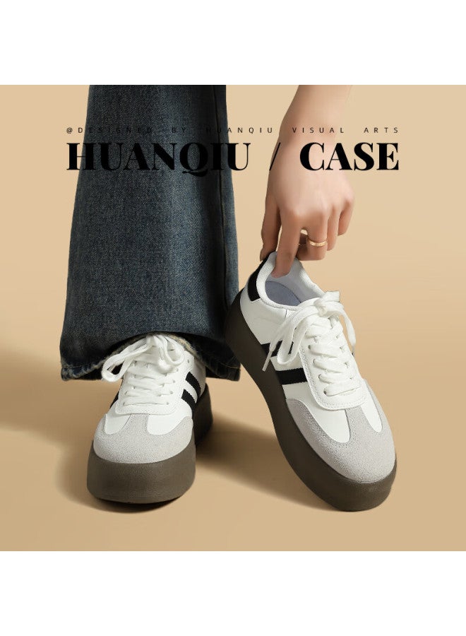 Huanqiu Thick-soled Training Shoes For Women, New Style, Versatile Thick-soled Casual Sneakers, Women's Sports Shoes - Image 2