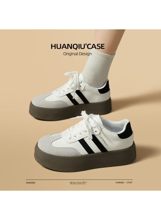 Huanqiu Thick-soled Training Shoes For Women, New Style, Versatile Thick-soled Casual Sneakers, Women's Sports Shoes - Image 4