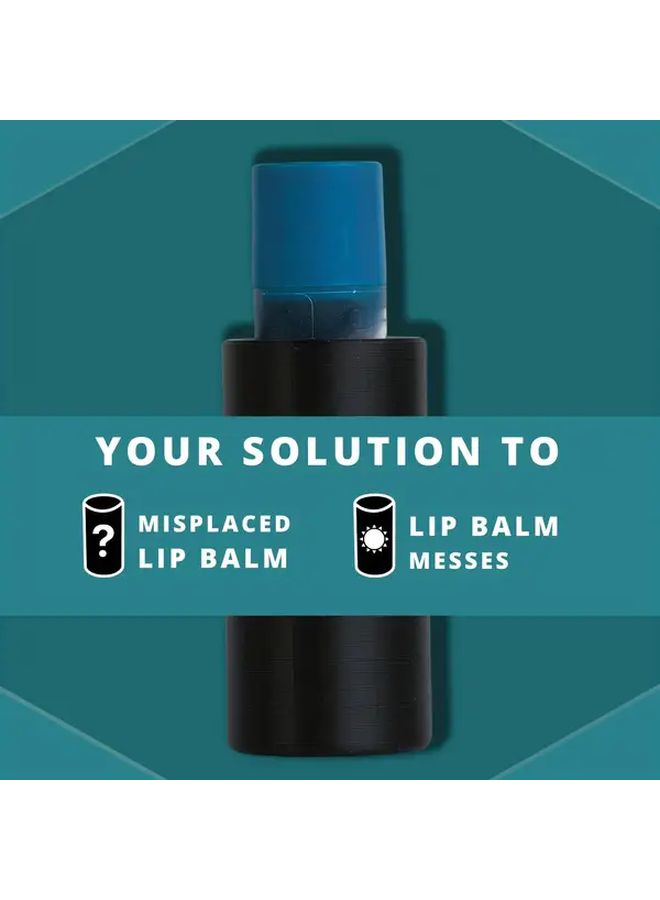 Black Upright No Melt Lip Balm Holder For Car Durable Plastic Multi Compartment Organizer Case For Women Lipstick And Balm Storage Rack - Image 5