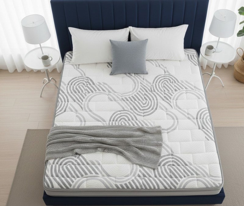 Rexal Home Euro Milano 20 cm Pocket Spring Mattress – Mega Foam, Pressure Relief & Motion Isolation, 150 × 200 cm (Queen) - Image 3