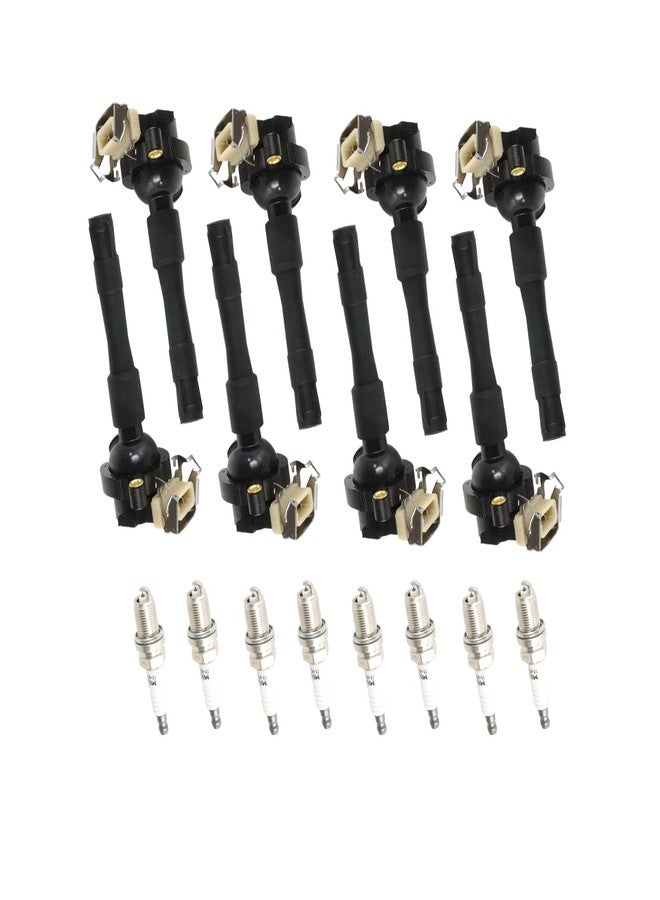 DEEGOOLY 8PCS UF354 Ignition Coils Pack & Iridium Spark Plugs Compatible with BMW 320i 323Ci 323i 325Ci 325i 325xi 328Ci 330i 525i 528i 530i X5 Z3 2.2L 2.5L 2.8L 3.0L 3.2L - Image 1