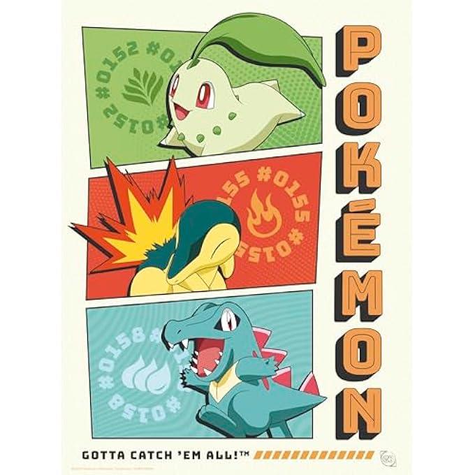 POKEMON - PORTFOLIO 9 POSTERS STARTERS - Image 4