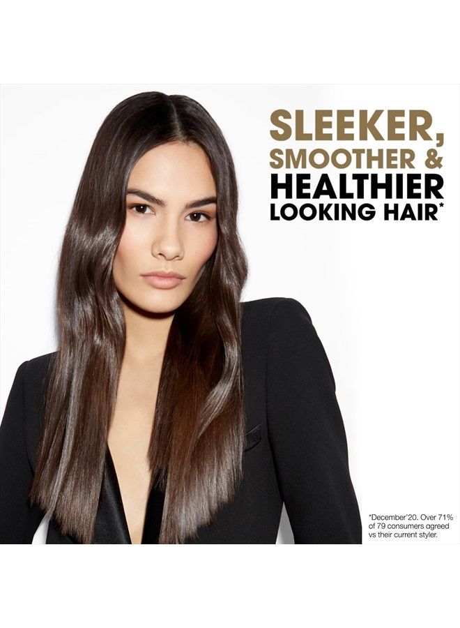 ghd Gold Styler ― 1" Flat Iron Hair Straightener, Professional Ceramic Hair Straightening Styling Tool for Stronger Hair & More Color Protection ― Black - Image 5