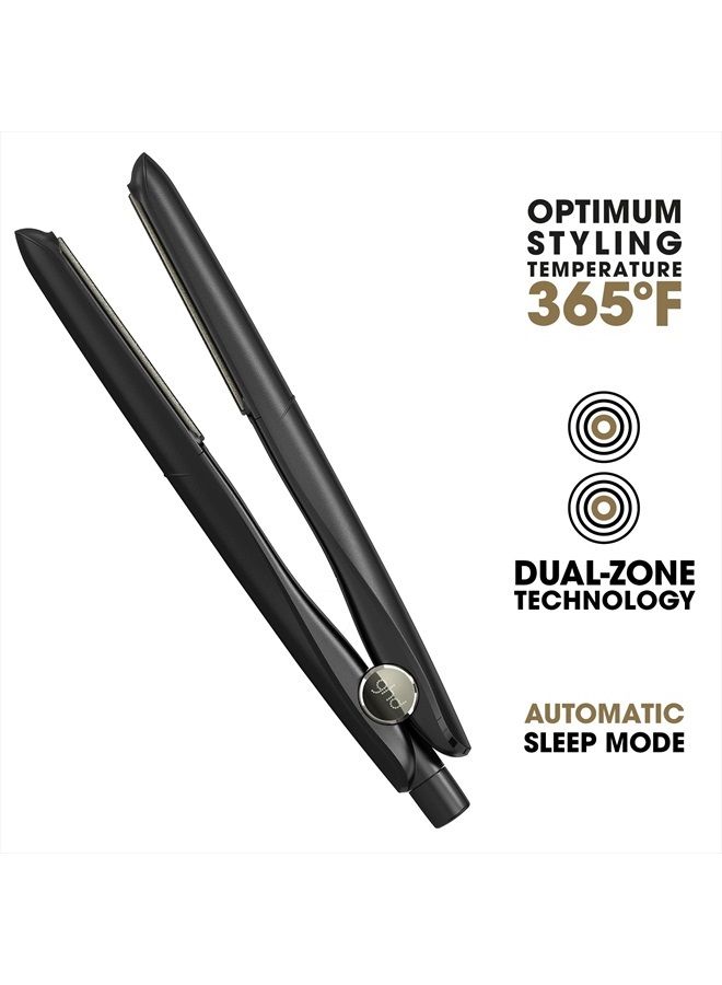 ghd Gold Styler ― 1" Flat Iron Hair Straightener, Professional Ceramic Hair Straightening Styling Tool for Stronger Hair & More Color Protection ― Black - Image 3