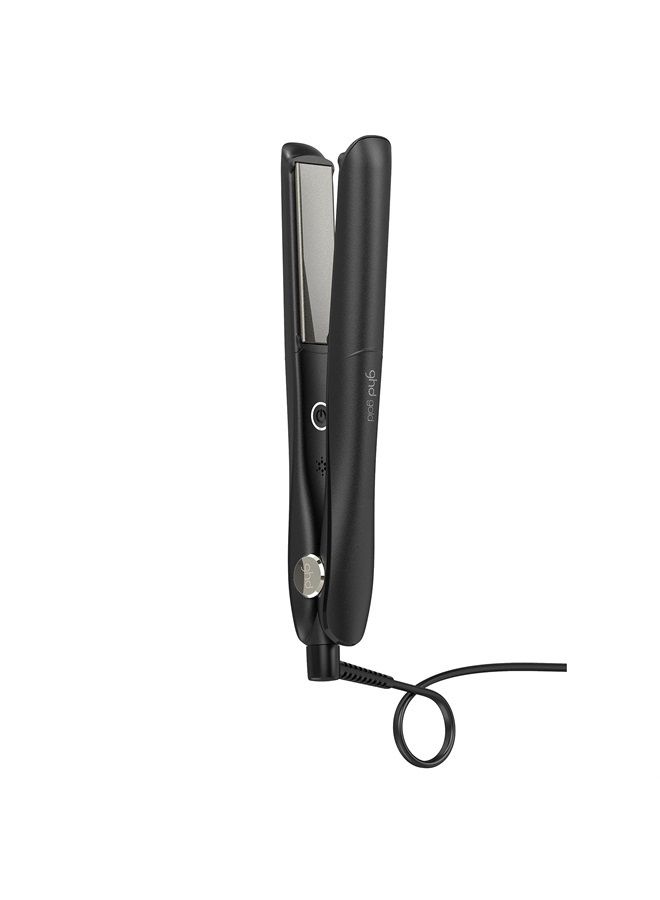 ghd Gold Styler ― 1" Flat Iron Hair Straightener, Professional Ceramic Hair Straightening Styling Tool for Stronger Hair & More Color Protection ― Black - Image 2