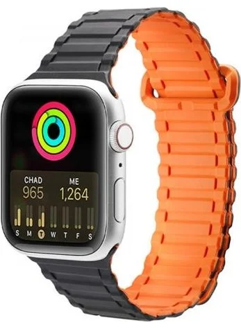 Polhammobile Polham Magnetic Silicone Band Strap For Apple Watch 38-40-41MM, Apple Watch 2-3-4-5-6-7-8 and Se