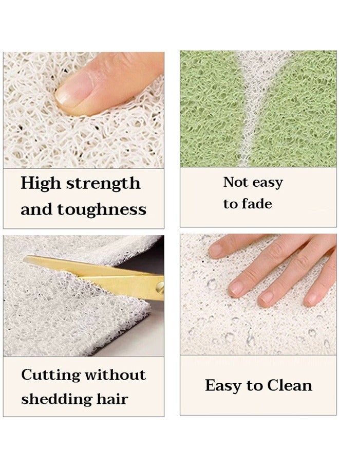 Shower Mats PVC Loofah Bathroom Mats, Loofah Mats for Shower and Bathroom, Quick Drying, Grey Non Slip Comfort Bathtub Mats with Drain, PVC Loofah Bathroom Mats for Wet Areas, Quick Drying  - Image 3