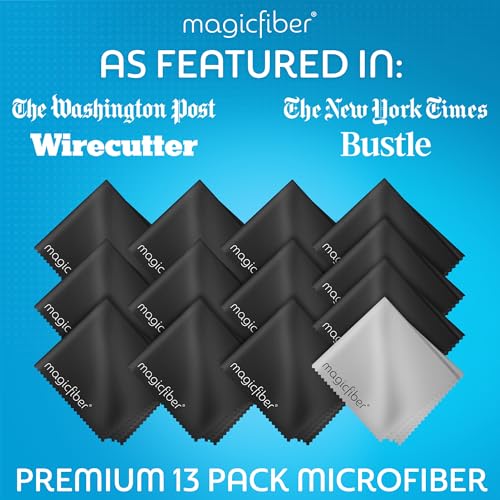 MagicFiber Microfiber Cleaning Cloth, 13 Pack - Premium Cloth for Glasses, Lens, Screens & More - Image 3