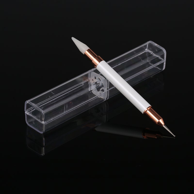Double Head Nail Dotting Wax Pencil Head Replaceable Wax Head for Nail Dotting Pen Beads Rhinestones Gems Picker - Image 2