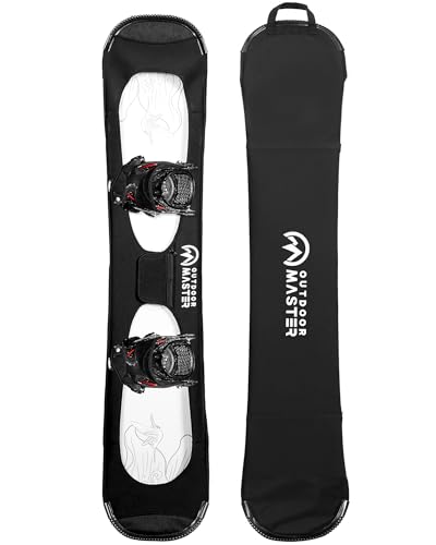 OutdoorMaster Snowboard Sleeve Soft Cover Case with Rubber Bumpers - L - Image 1