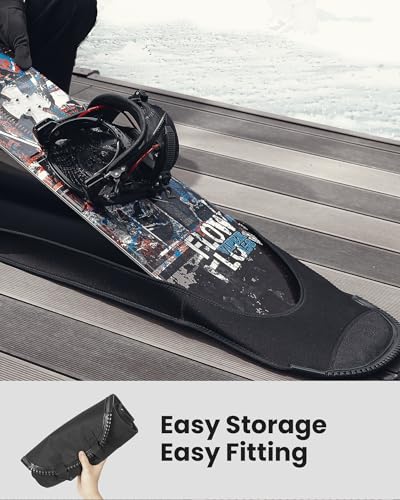 OutdoorMaster Snowboard Sleeve Soft Cover Case with Rubber Bumpers - L - Image 4
