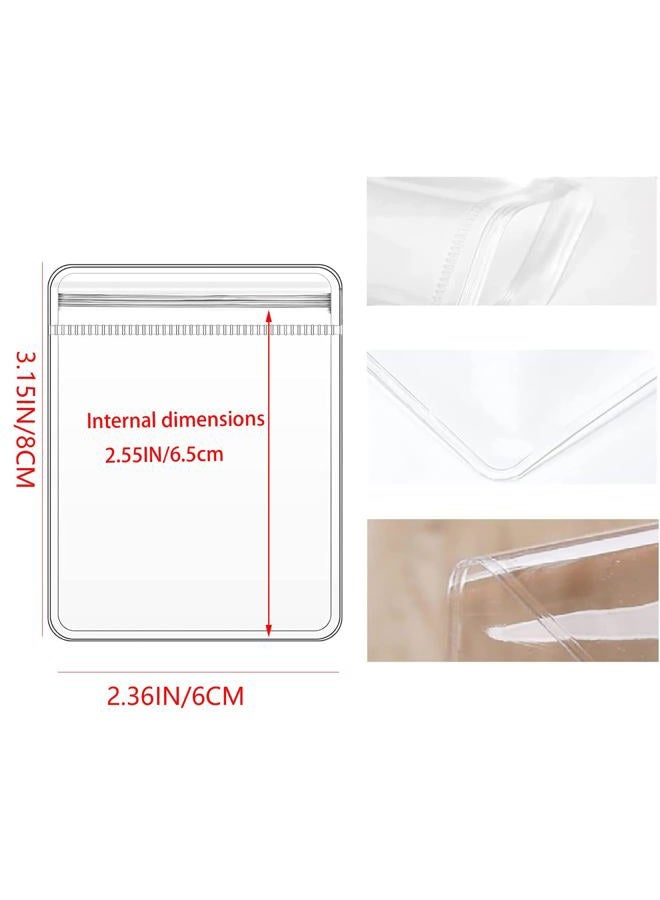 GSXRB PVC Anti Tarnish Jewelry Bags,Jewelry Bags Clear Plastic. Jewelry Pouch for Jewelry Rings and Earrings(100PCS 2.36*3.15IN） - Image 2