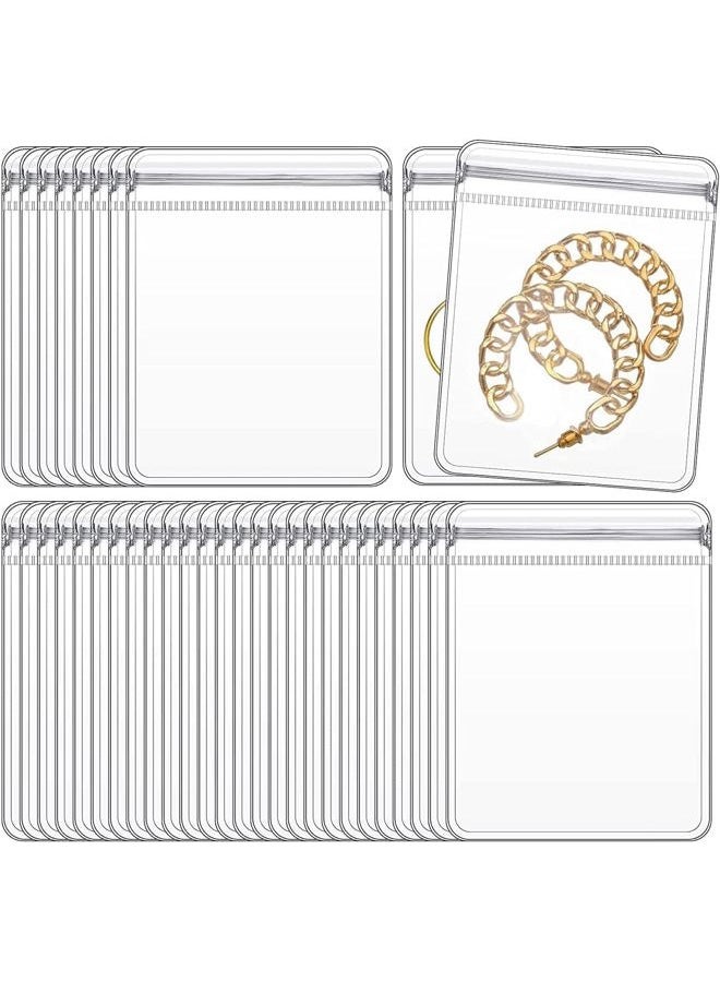 GSXRB PVC Anti Tarnish Jewelry Bags,Jewelry Bags Clear Plastic. Jewelry Pouch for Jewelry Rings and Earrings(100PCS 2.36*3.15IN） - Image 1