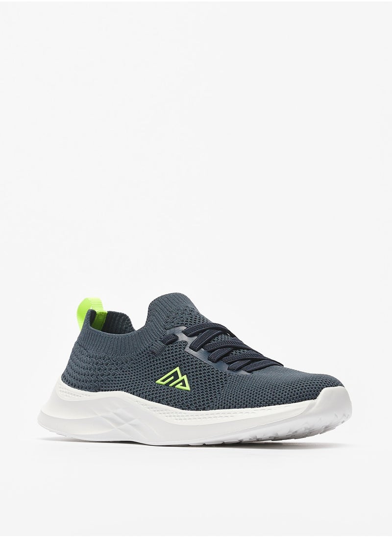 Oaklan by Shoexpress - Boys Textured Slip On Sports Shoes with Lace Detail and Pull Tabs - Image 1