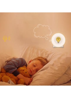 CMGTYYD 2Pcs Children Night Light - inspired Creative LED Night Light USB Plug-in Intelligent,Brightness Adjustable Lamp Voice-activated , Decorative Ambience Lighting for Home, Living Room, Kids' Desk  - Image 2