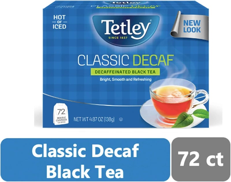 Tetley شاي تيتلي الكلاسيكي منزوعة الكافيين - 72 كيس - Image 3
