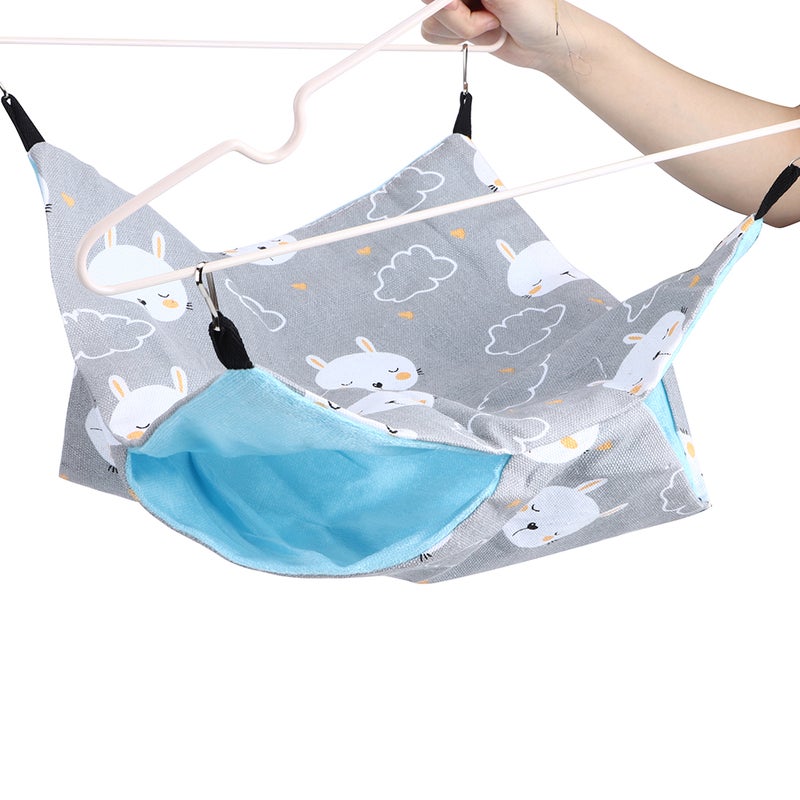 مظلات بيترية من قماش قماش مزدوج الطبقات - سرير معلق / كيس نوم لأحجام الحيوانات الأليفة الصغيرة النوع أ - Image 3