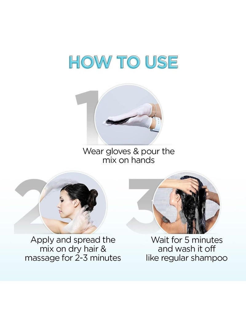 Bblunt Natural Black 5 Minute Shampoo Hair Colour For 100% Grey Coverage - 20ml X 5 - Image 3