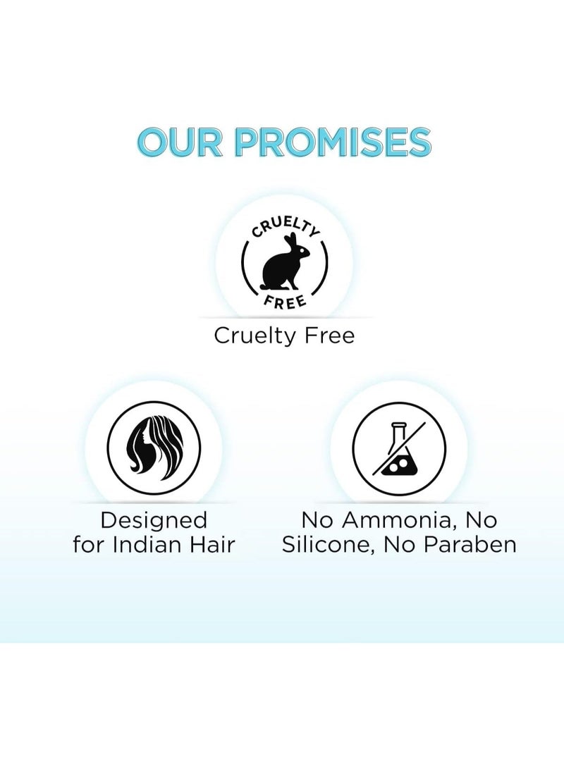 Bblunt Natural Black 5 Minute Shampoo Hair Colour For 100% Grey Coverage - 20ml X 5 - Image 5