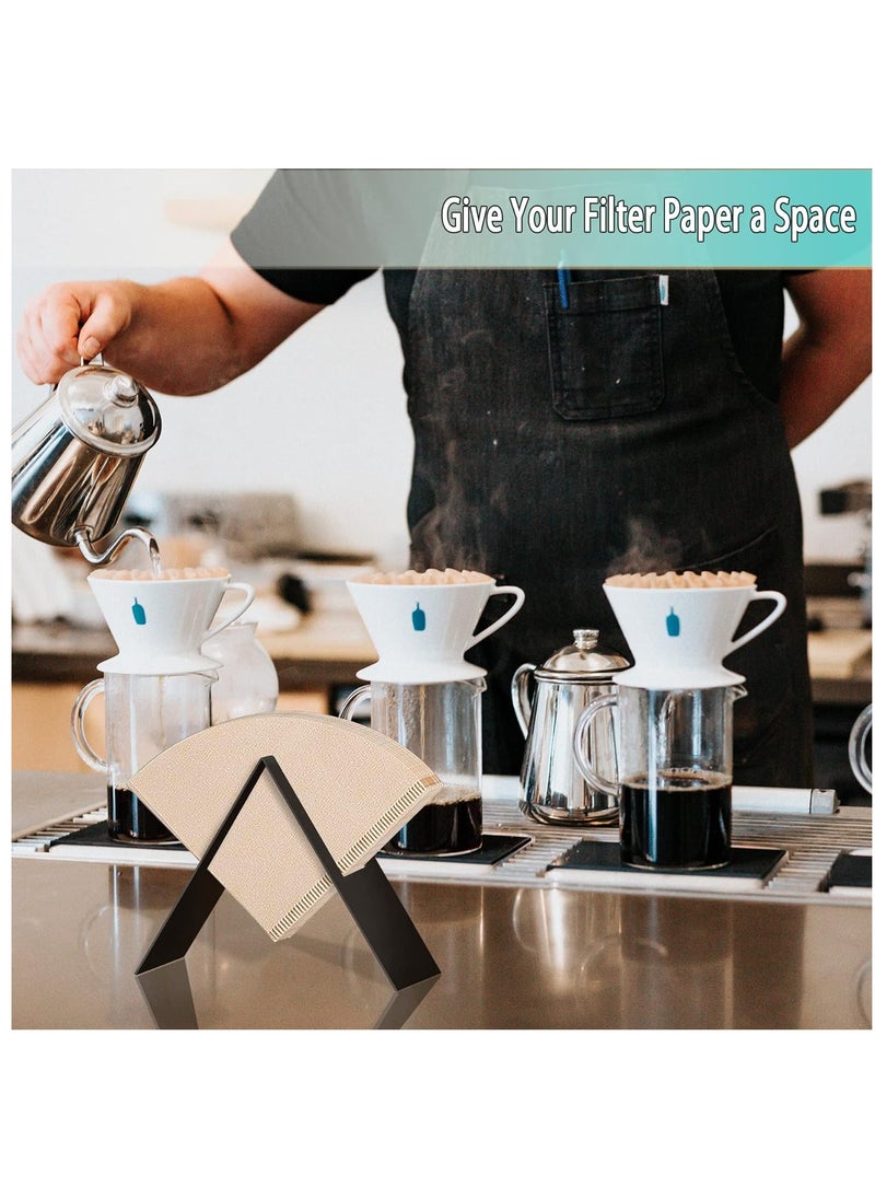 Coffee Filter Paper Holder, Cone Coffee Filter Container, Stylish and Solid Look Filtering Paper Rack for Home