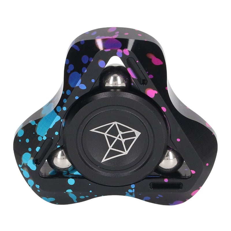 Colorful Metal Fidget Rotation Toy - Anxiety Relief & Focus Boost Fidget Sensory Toy for Kids, Adults, ADHD, Autism, Waiting In Line, Stressful Moments - Image 1