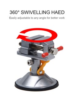 NIBEMINENT Mini Suction Vise Clamp Silver  - Image 5
