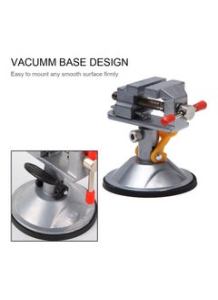 NIBEMINENT Mini Suction Vise Clamp Silver  - Image 2
