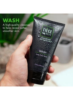 tiege hanley Tiege Hanley Daily Mens Face Wash, 5.5 Oz - Gentle Fragrance-Free Face Cleanser for Men Revitalizes, Hydrates & Softens Skin - Men's Face Wash & Facial Cleanser Skincare for Dry & Sensitive Skin  - Image 2