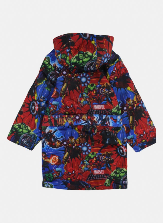 آي وير I.Wear رداء سباحة للأولاد - أزرق مع طباعة Avengers  - Image 2