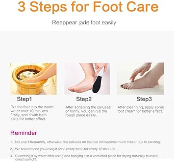 Rainmae Rainmae Foot Files for Hard Skin8 Packs DoubleSided Foot Rasp File and Callus Hard Skin Remover for Wet and Dry Cracked FeetWhite  - Image 5