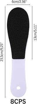 Rainmae Rainmae Foot Files for Hard Skin8 Packs DoubleSided Foot Rasp File and Callus Hard Skin Remover for Wet and Dry Cracked FeetWhite  - Image 2