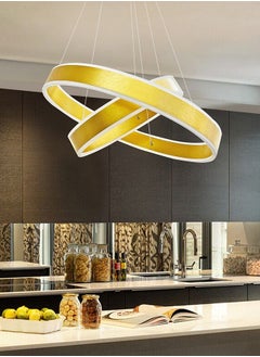 Target Modern Hanging Pendant Lamp LED Rings Circle for Living Room Ceiling Chandelier  - Image 2