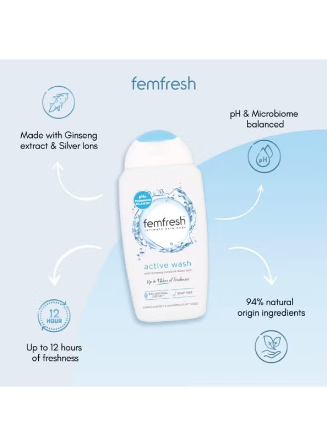 Fem Fresh Intimate Skin Care Active Wash - 250 ML - Image 1