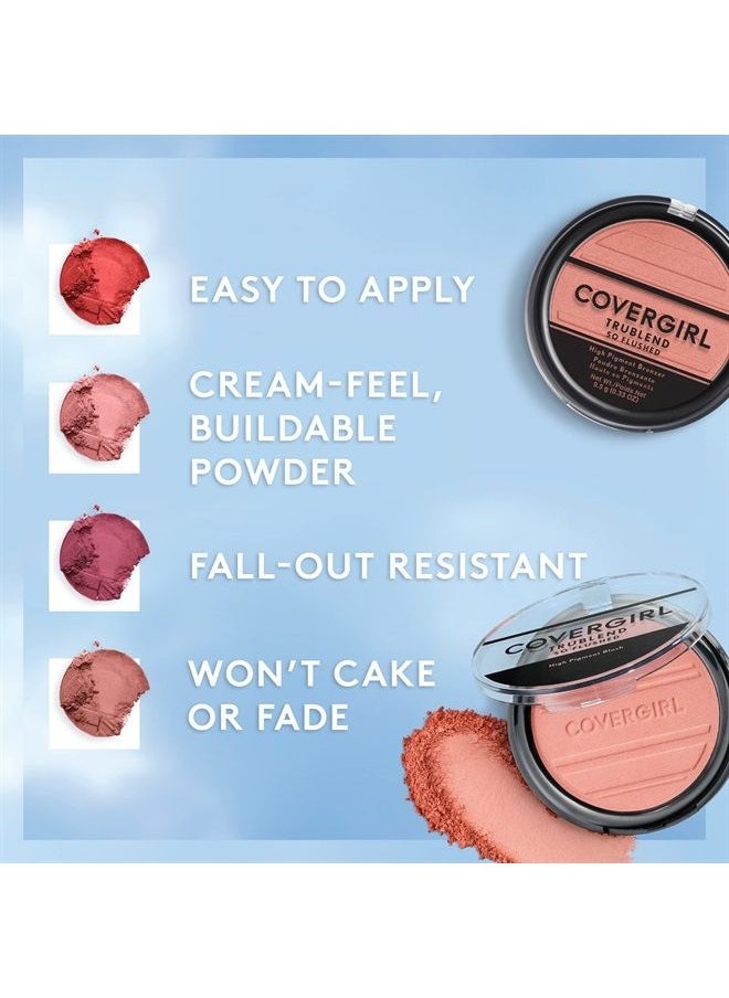 CoverGirl - Trueblend so Flushed High Pigment Blush & Bronzer, Hot & Frenzy, 0.33 Oz - Image 1