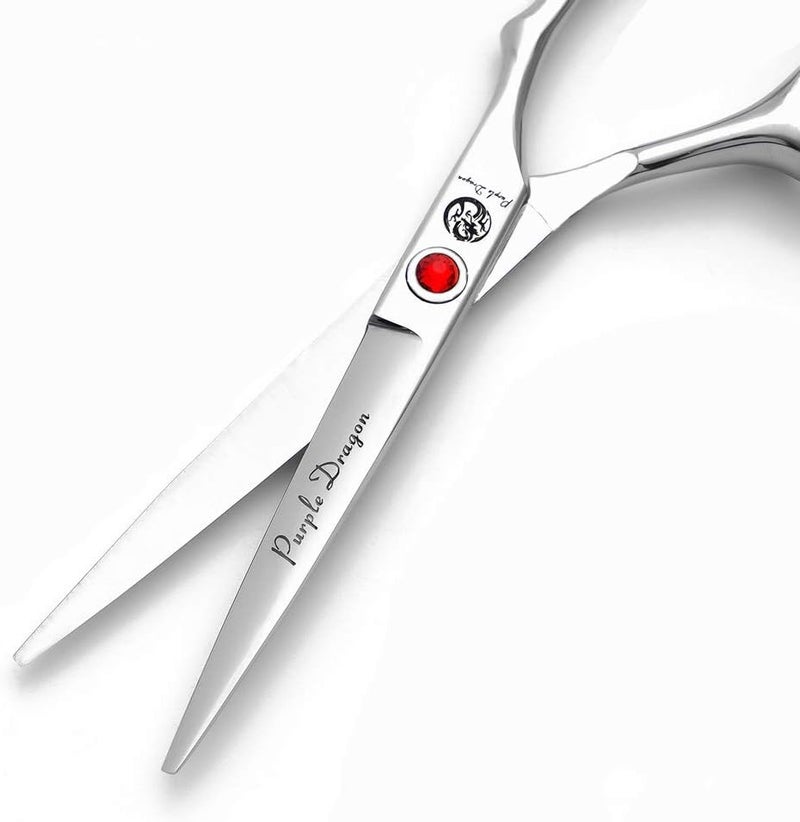 Purple Dragon 4“/5"/5.5"/6"/6.5"/7"/7.5"/8"/9"/10" Sharp Edge Salon Hair Cutting Shears - Pet/Dog Grooming Scissors with Bag - Perfect for Barber or Pet Groomer - Image 2