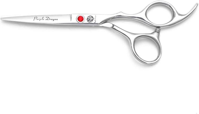 Purple Dragon 4“/5"/5.5"/6"/6.5"/7"/7.5"/8"/9"/10" Sharp Edge Salon Hair Cutting Shears - Pet/Dog Grooming Scissors with Bag - Perfect for Barber or Pet Groomer - Image 1