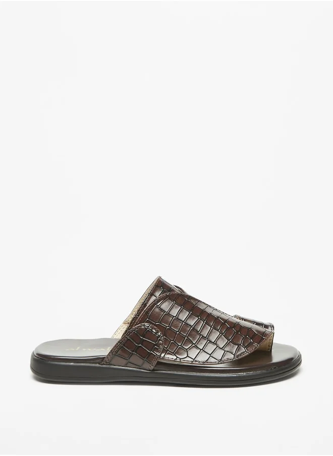 Al Waha Boys Textured Slip-On Arabic Sandals