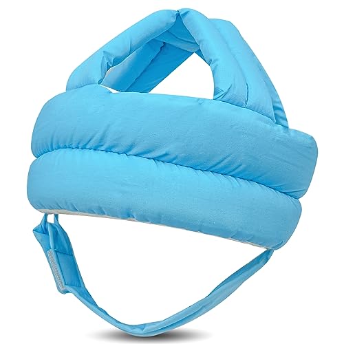 REFLYAWAY Baby Head Protector Baby Helmet for Crawling Walking No Bumps Safety Head Adjustable Protective Cap for Walking Playing Blue - Image 1