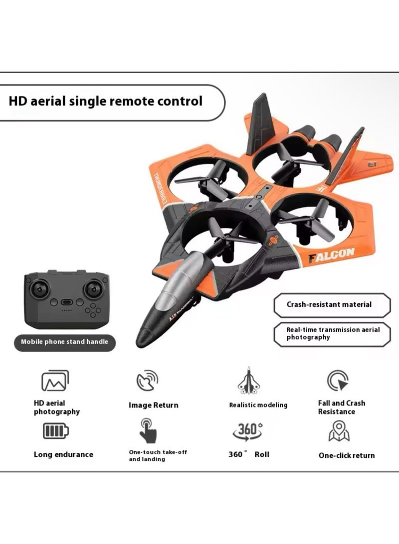Falcon Rechargeable Mini RC Drone Remote Safe Fall-resistant RC Helicopters Drone Children Toys - Image 2