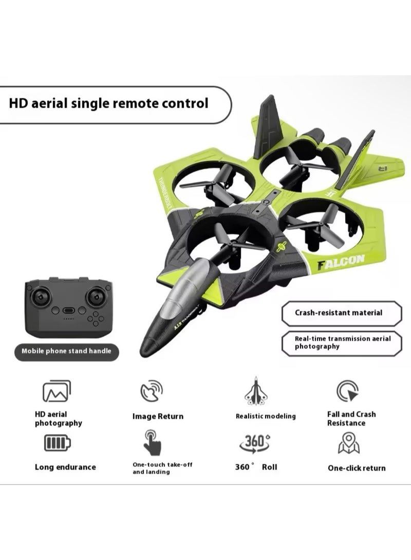 Falcon Rechargeable Mini RC Drone Remote Safe Fall-resistant RC Helicopters Drone Children Toys - Image 1