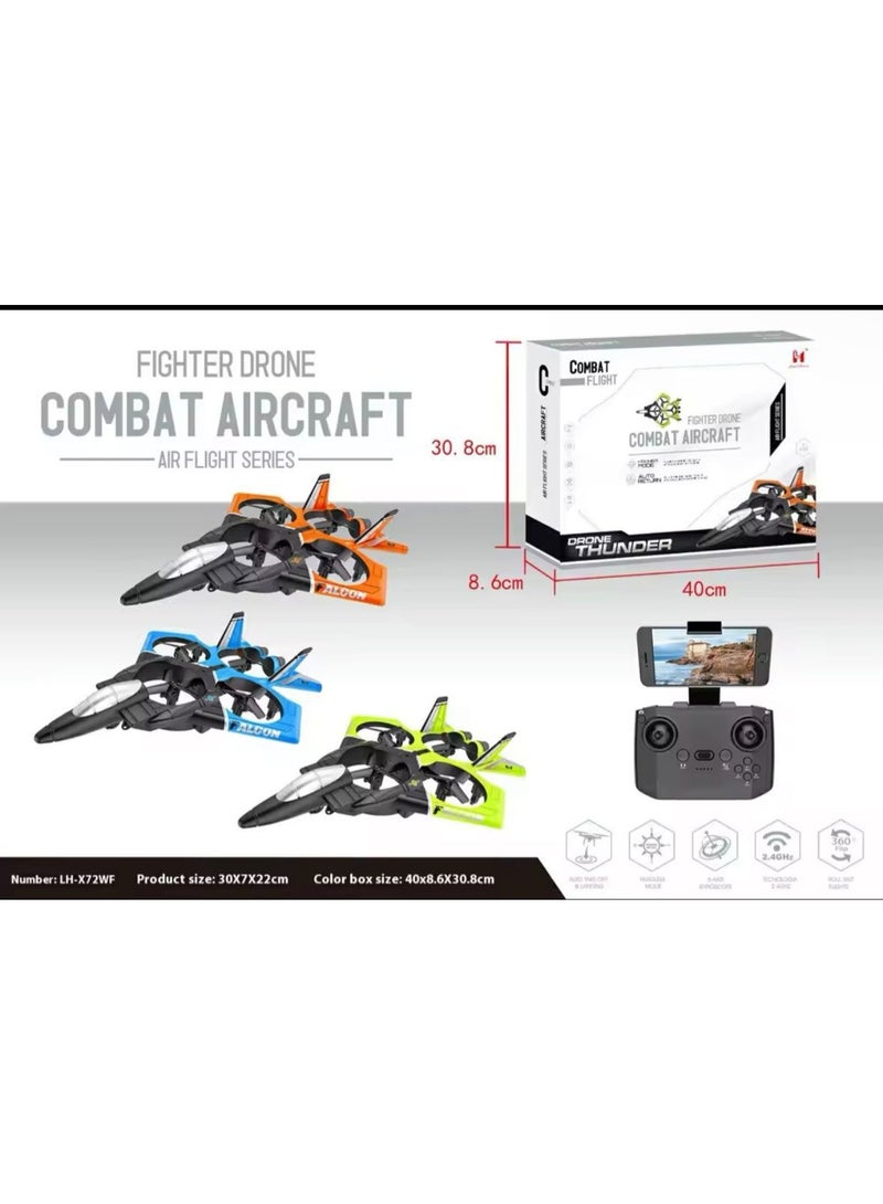 Falcon Rechargeable Mini RC Drone Remote Safe Fall-resistant RC Helicopters Drone Children Toys - Image 3