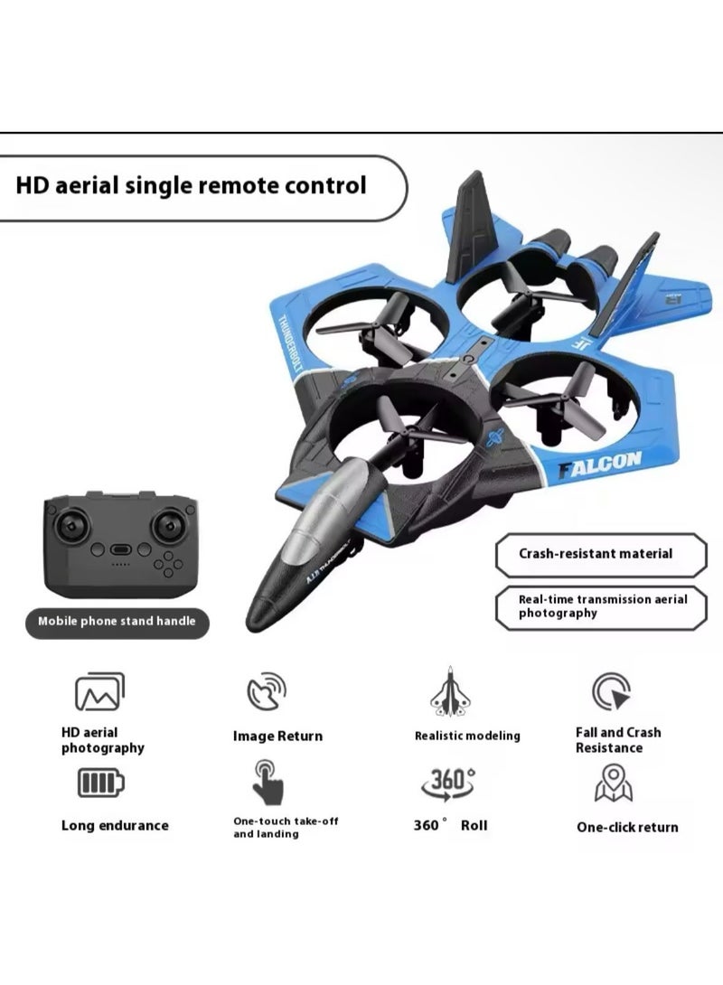 Falcon Rechargeable Mini RC Drone Remote Safe Fall-resistant RC Helicopters Drone Children Toys - Image 4