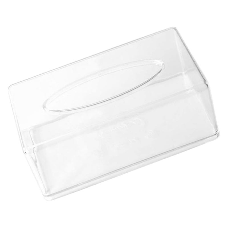 Acrylic Tissue Box Holder Rectangular 22x12x9cm for Bathroom Kitchen Office - Image 2