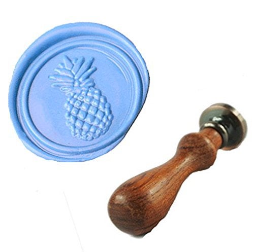 MDLG Pineapple Wax Seal Sealing Stamp Harvest Festival Invitation Christmas Card Snail Mail Gift Wrapping Package Sealing Stamp Fruit Wax Seal Stamp Set