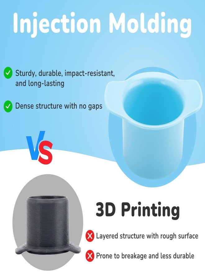 Fevbcnrj Cake Pop Mold Set with Tray, Round Cake Pop Cutter and Pusher, Large Capacity Two-Row ABS Tray, Non-3D Printed, Easy to Clean, Baking Molds for Home Baking, Birthday and Wedding Parties - Image 3