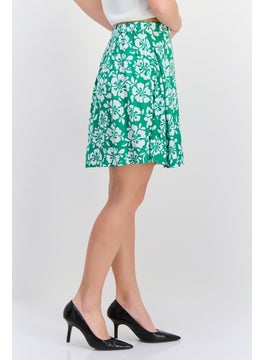 Women Floral Print Mini Skirt, Green - pzsku/Z745DA675A710BFF6653DZ/45/_/1739455540/e493bf83-b8f0-476a-8850-bef14adc095e