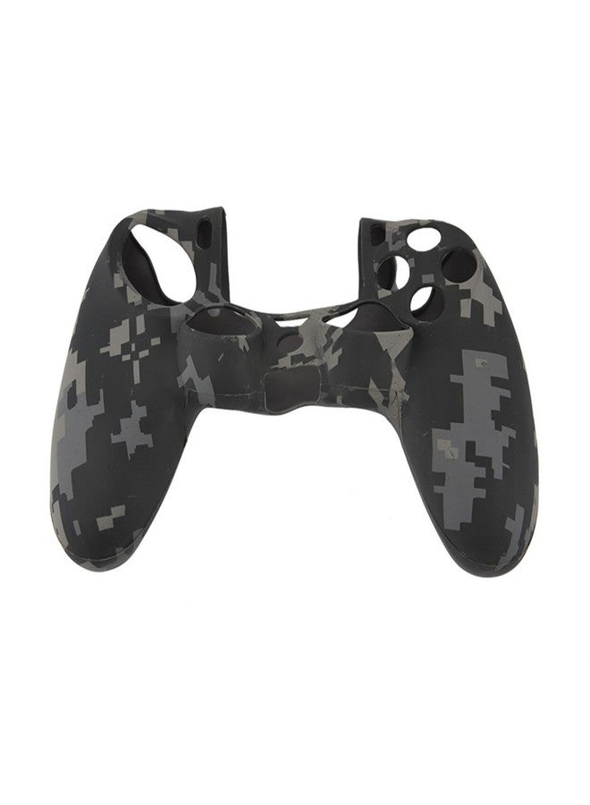 Heayzoki حافظة واقية لجهاز تحكم PS4، غلاف سيليكون ناعم، غطاء مقبض جهاز الألعاب، غلاف واقي لجهاز تحكم PS4 (رمادي) - Image 1